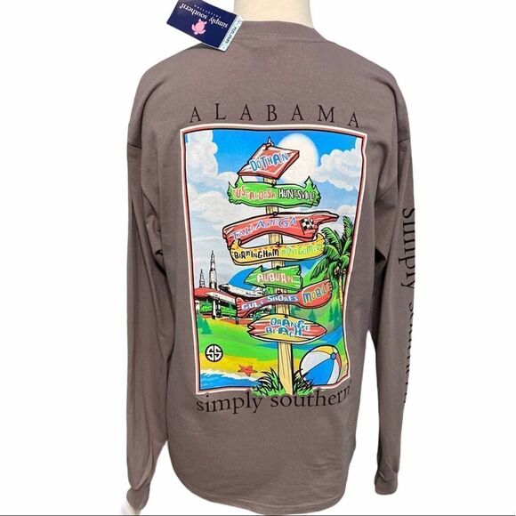 Simply Southern Alabama State T-Shirt Gray Small‎ - Picture 15 of 15